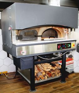 Lò nướng đa lớp 4 tầng chạy bằng khí 380V để nướng hiệu quả cách nhiệt cho cửa hàng bánh Pizza Điều kiện Mới trái cây ngô thô - Product Image 3