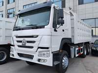 En stock, camions à benne basculante d'occasion Sinotruck Howo 6x4 8x4 10 roues 40 mètres cubes, camions d'occasion à vendre