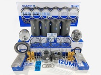 IZUMI 6D16 6D16T 6D17 6D22 6D24 Liner Kit Overhaul Suku Cadang Mesin untuk mitsubishi