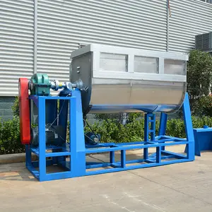 Xinxiang Machinery Industry Horizontal Food And Concrete Screw Belt Mixer