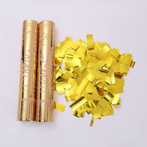 In vendita coriandoli in lamina d'oro <span class=keywords><strong>argento</strong></span> 30cm cannone coriandoli per feste d'oro per la decorazione della festa nuziale di compleanno - Product Image 6
