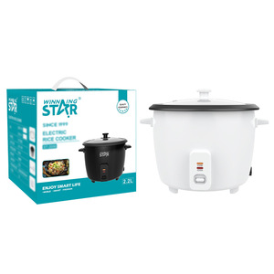 Winning Star Electric Rice Cooker 2.2L White <b>Plastic</b> <b>Drum</b> Shape For Home Use - Product Image 1