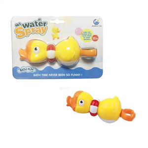 โรงงาน BPA ฟรีแม่พิมพ์ฟรีพลาสติกเป็ดสีเหลืองฉลามสีฟ้าสัตว์สเปรย์น้ําฟองอ่างอาบน้ําซิลิโคนของเล่นอาบน้ําเด็ก - Product Image 4