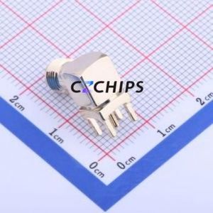 HJ-SMA014 RF Coaxial Connector Through hole Component (THT) Connector Board-to-Board Inner Hole 1 8mm - Product Image 2