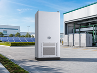 Armoire de stockage d'énergie à refroidissement liquide LiFePO4 261 kWh 125 kW avec BMS intelligent, pour la réduction des pics de consommation, compatible micro-réseau On/Off Grid, garantie 10 ans