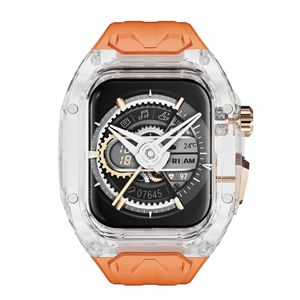 Funda <span class=keywords><strong>Transparente</strong></span> S11 Compatible con <span class=keywords><strong>Apple</strong></span> <span class=keywords><strong>Watch</strong></span> de 10.ª Generación, <span class=keywords><strong>Correa</strong></span> para <span class=keywords><strong>Apple</strong></span> <span class=keywords><strong>Watch</strong></span> de 44/45mm/49mm - Product Image 5