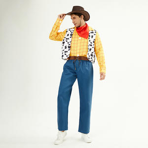 Gran oferta Halloween Cos Toy Story Show ropa fiesta disfraces Halloween Cosplay <span class=keywords><strong>disfraz</strong></span> conjunto <span class=keywords><strong>Woody</strong></span> clásico <span class=keywords><strong>disfraz</strong></span> - Product Image 2