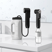 Accessoires de toilette : Douchette bidet électrique portable, pulvérisateur d'eau manuel, Shattaf pour salle de bain, voyage et douche extérieure