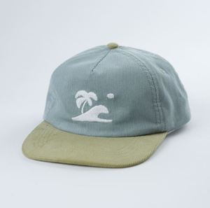 Casquettes à visière plate en velours côtelé pour enfants en bas âge, nouveau design, 5 panneaux, broderie, fermeture à pression - Product Image 2