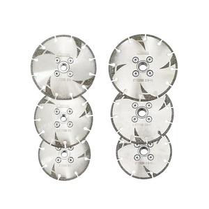 Shdiatool 4 ''4.5'' 5 "Electroplated gia cố kim cương cắt lưỡi cắt bánh xe với OX sừng bảo vệ M14 5/8''-11 mặt bích - Product Image 2