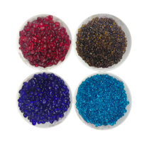 Perles de verre recyclées de qualité supérieure - Écologiques, tailles personnalisées, bord poli fin - Décoration de paysage, route, piscine