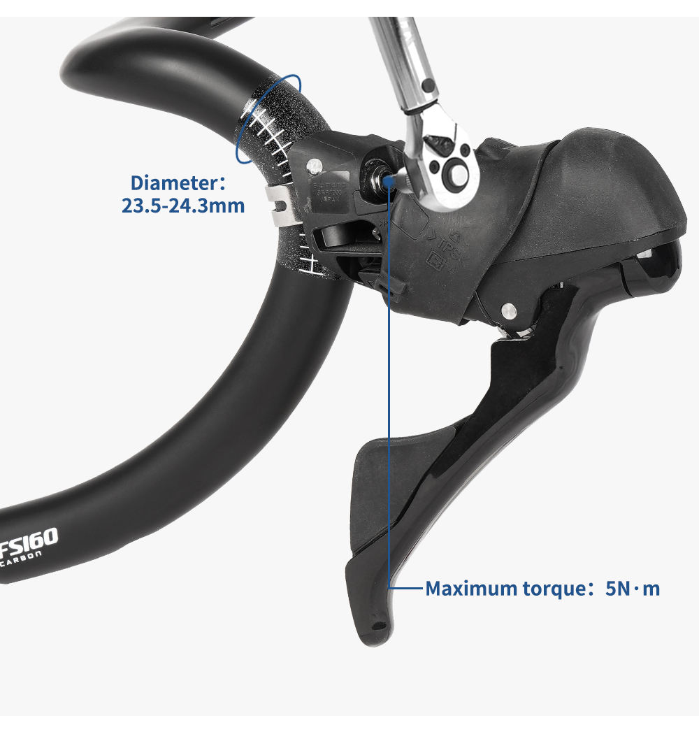 T1000 Aero Black Matte 31.8 Carbon Handlebar for Road Bikes - Disc