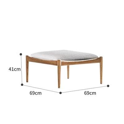 Reposapiés de teca (beige)