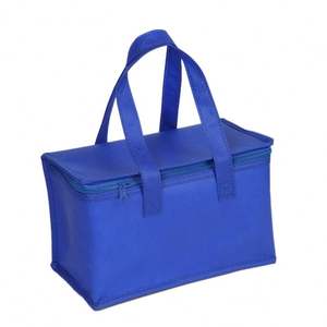 Sac isotherme non tissé grande capacité, pliable, en aluminium, pour le déjeuner, à emporter, vente en gros, livraison sur place - Product Image 5