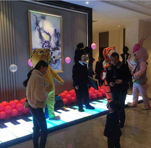 Lumières de scène en brique linéaire Escalier de piano Étape Musique Étape Éclairage Clé de piano Lampe souterraine Note de musique Éclairage à induction - Product Image 2