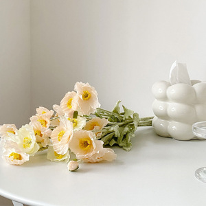 Ins Icelandic poppy <b>Artificial</b> Flower Photography Prop Home Living Room <b>Bouquet</b> Decoration Ornament <b>Artificial</b> Flower Wholesale - Product Image 3