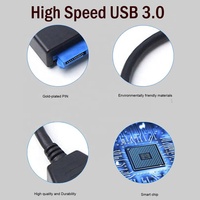 Cable Adaptador USB 3.0 a SATA III de 22 Pines de Alta Velocidad y Buena Calidad al por Mayor para SSD/HDD de 2.5 Pulgadas