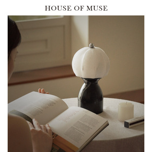 House Of Muse Marble Touch Control <b>Night</b> <b>Light</b> Led Ambient Lamp For Bedroom Decor - Product Image 2