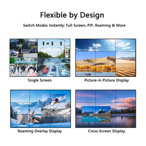 จอแสดงผลโฆษณาดิจิทัล จอแอลซีดีทีวีติดผนัง ขอบจอบางพิเศษ 0.88 มม. จอแอลซีดี 4k แบ็คไลท์ จอวิดีโอวอลล์ 55 นิ้ว - Product Image 4