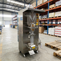 Petite machine automatique de remplissage et d'emballage de liquides à vendre, machine de scellage et de découpe de sachets pour vinaigre, jus, shampoing