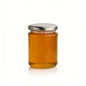 Barattolo di <span class=keywords><strong>Vetro</strong></span> Rotondo con Coperchio Ermetico per Conservazione Alimenti e Spezie - Product Image 2