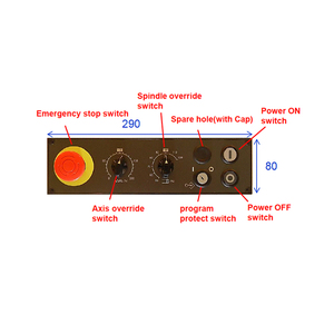 A02B-0323-C240 Panel secundario del panel de operador de la máquina de seguridad FANUC - Product Image 1