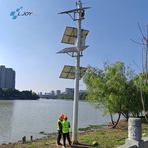 LJOY 1200W Sistema <span class=keywords><strong>de</strong></span> monitoreo al aire libre con energía solar 100Ah <span class=keywords><strong>Gel</strong></span>/Batería Lifepo4 Cámara impermeable 100% Energía solar eficiente - Product Image 4