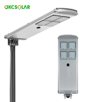 Lampu Jalan Tenaga Surya Terintegrasi 50W, Bodi Aluminium, Kecerahan Tinggi, Sensor Gerak & Saklar Magnetik, IP65 untuk Pabrik & Lapangan