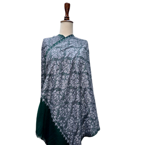 Export Quality Machine Embroidered Scarves Stoles Traditional Premium Fashion <b>Wrap</b> Private Label Factory Direct Supply - Product Image 5
