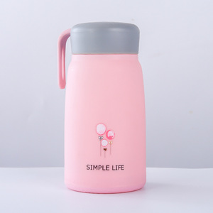 Nouvelle tasse à eau double paroi Q, colorée, portable, en verre, anti-fuite, écologique, pour enfants, avec couvercle - Product Image 4