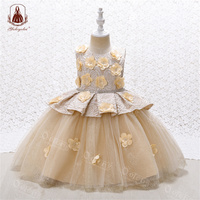 Yoliyolei Robe de Soirée Princesse pour Filles, Jupe Longue Bouffante pour Anniversaire et Spectacle