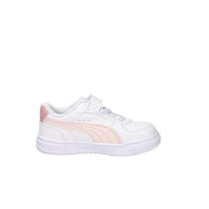Zapatillas Puma para Niña, Blancas y Rosas, Tacón de 2 cm, Tallas 21 22 23 24 25 26 27, Lona, Modernas - Product Image 4