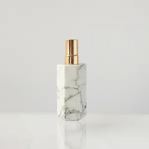 8ml Hexagonal White Turquoise Perfume Bottle for Home Decor