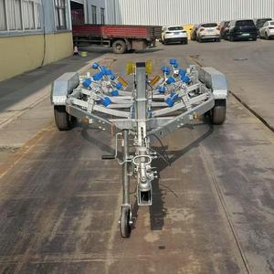 <span class=keywords><strong>Remolque</strong></span> Resistente a la Corrosión para Bote Inflable de <span class=keywords><strong>6</strong></span> <span class=keywords><strong>Metros</strong></span>, <span class=keywords><strong>Remolque</strong></span> para Bote de Eje Doble con Frenos Hidráulicos, Construido con Acero Q355B - Product Image 3