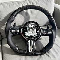 Volant sport en cuir et fibre de carbone adapté aux modèles BMW F10 F20 F30 F32 F36 F80 F82 M3 M4 M Sport