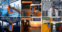 Terminal de Pago para Vehículos M10A, Validador de Autobús con Android 4G WiFi, Dispositivo de Pago con NFC, RFID, Mifare y Código QR, Android 13