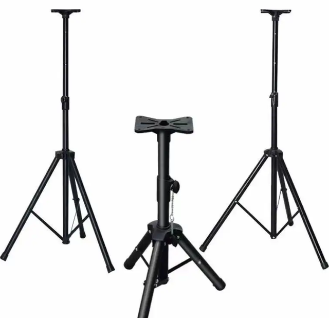 Factory Wholesale Five Adjustable Telescopic Lift Speakers Floor Folding Portable Triangle Stand