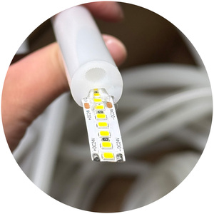 D16mm D hình dạng 270 độ chiếu sáng phù hợp 5 mét Led linh hoạt Strip Silicone Ống khuếch tán cho LED Strip - Product Image 3