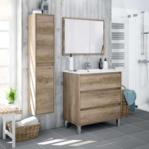 1400mm <strong>Tall</strong> Cabinet MDF <strong>Bathroom</strong> Cabinet Furniture with Large <strong>Storage</strong> - Product Image 4