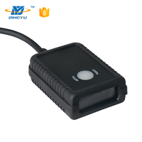 Pemindai kode batang berkabel 2D efisiensi tinggi DF4200S pembaca kode QR pemasangan tetap USB/RS232/COM Sensor CMOS stok 1 tahun