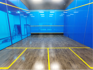 Fabrik-Großhandel Panorama-Squashplatz Einzel- und Doppel-Squashplatz zum Verkauf - Product Image 4