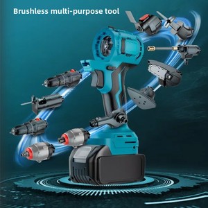 New Rechargeable Lithium Battery <strong>Multi</strong>-Purpose Power <strong>Tool</strong> Set with Plastic Hard Case - Product Image 1