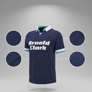 Camiseta de <span class=keywords><strong>Rugby</strong></span> de Manga Corta para el Hogar de Escocia 2025 - OEM 100% Poliéster de Secado Rápido para Hombre, Proveedor de Uniformes de Equipo Personalizados - Product Image 2