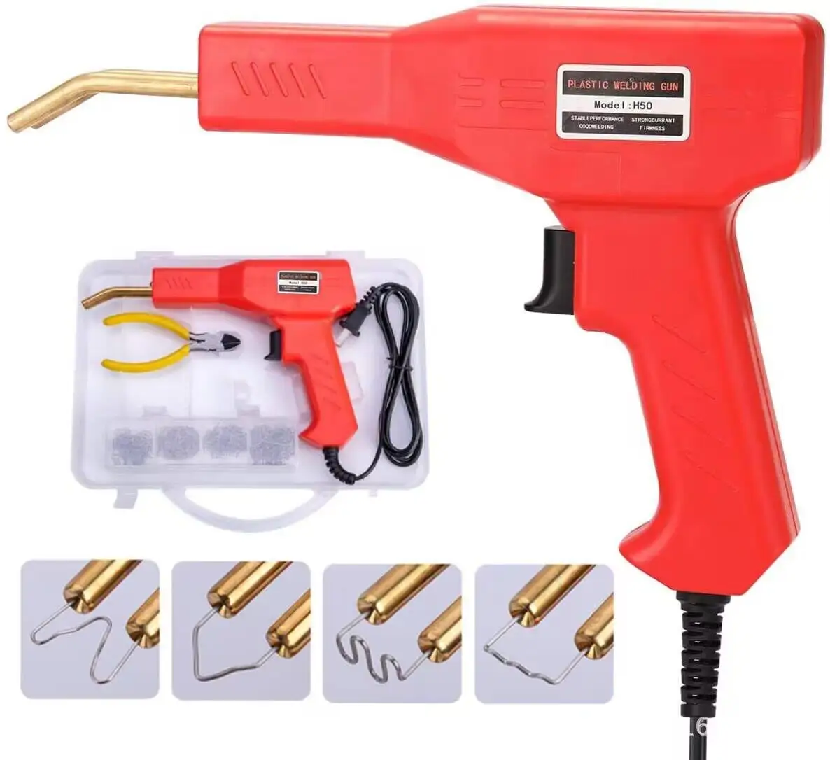 Plastic Welder Kit with Hot Stapler Gun for Car Bumper Surface Repair Plastic welding gun