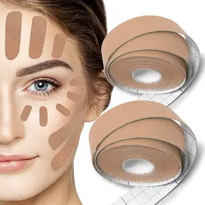 얼굴 풀업 테이프 피부 색 고효율 탄성 방수 얼굴 주름 얼굴 운동 요법 테이프