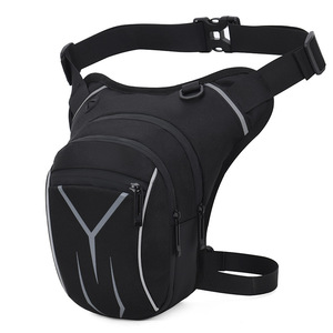 Sac de taille multifonctionnel de grande capacité pour hommes Sac de jambe tactique pour les sports de plein air étanche Bagages et sacoches de moto - Product Image 1