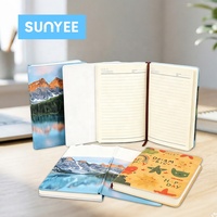 Sunyee Großhandel PU-Leder Notizbuch Sublimations-Blanko-Notizbuch Wärmeübertragung Individuelles Notizbuch-Cover für A4/A5/A6