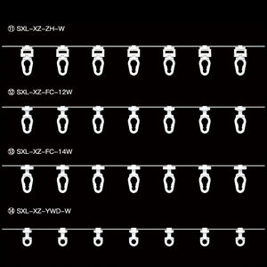 Sliding <b>Window</b> Silent Curtain Rail Runners Wave Custom Ripple S Fold Curtain Runner - Product Image 1