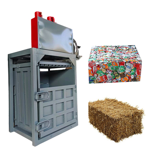 Presse à balles verticale semi-automatique pour déchets, carton et plastique, compacteur hydraulique 60T - Product Image 1