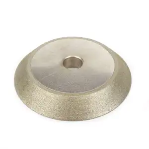 3'' Electroplated Diamond Grinding Wheel Cup 1/2'' Bore Grit 150 Cutter Grinder Tool For Grinding Hard Alloy Cutter Glass Tiles